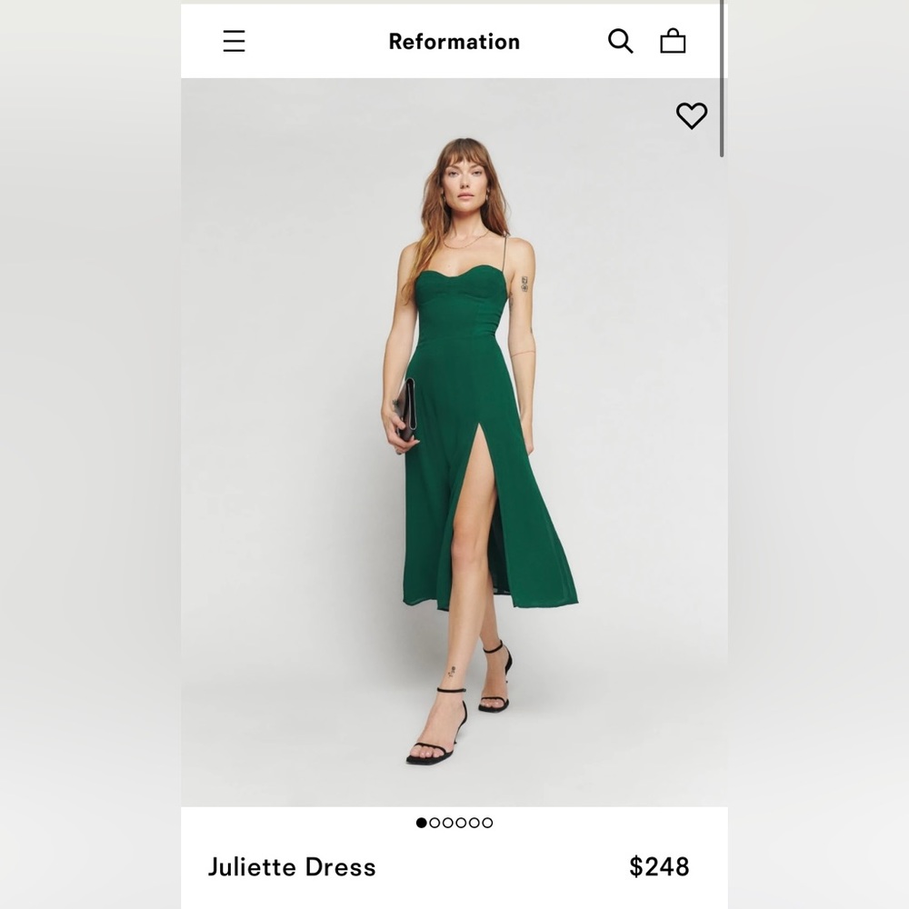 Reformation Juliette dress 0